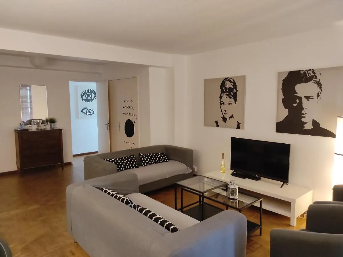Apartamento Standing, 3 Chambres, Clim Et Garage Priv Proche Panier Et Terrasses Port Marsella